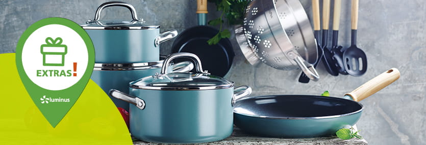 20 % de réduction sur les poêles et casseroles de GreenPan